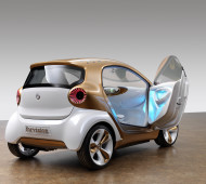 Der Smart Forvision bringt als Concept Car neue Materialien auf die Straße