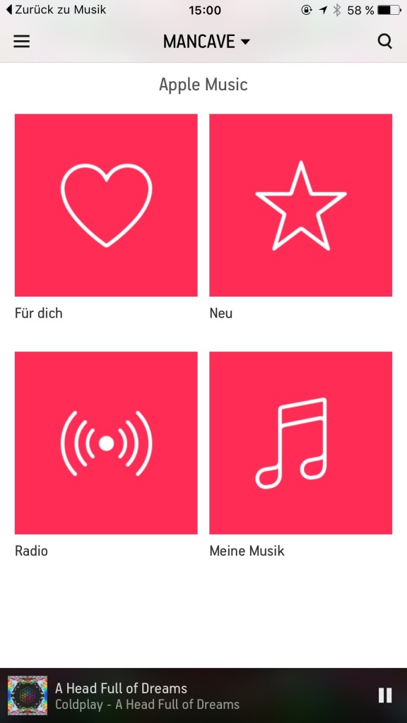 Apple Music integriert sich harmonisch in das bewährte Interface von Sonos