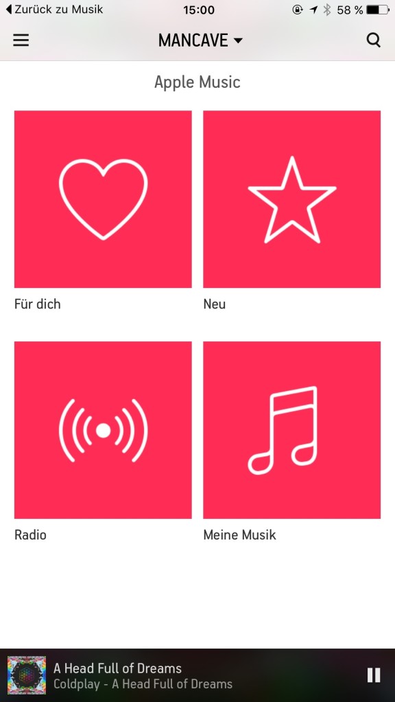 Apple Music integriert sich harmonisch in das bewährte Interface von Sonos