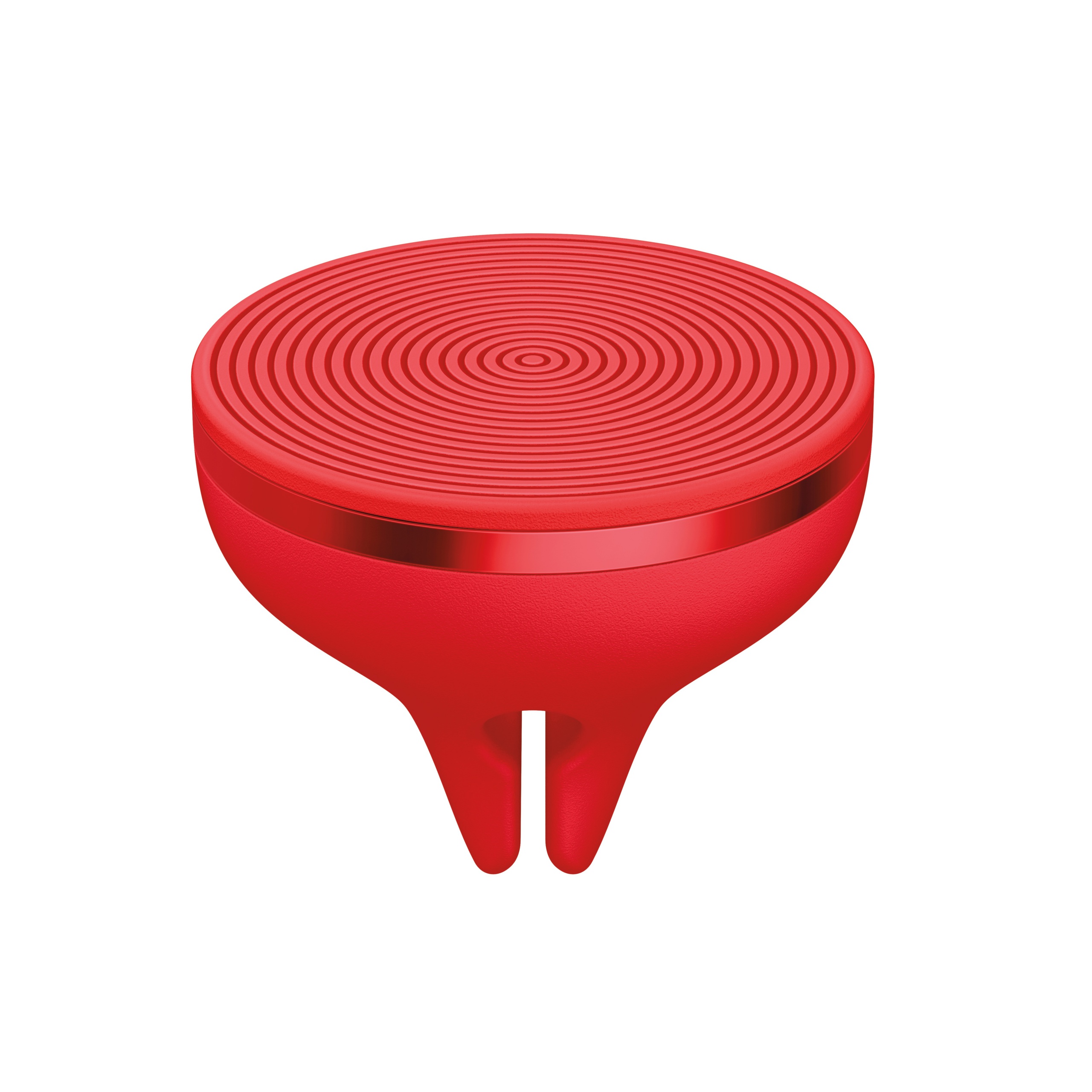 Der magnetische Halter kommuniziert per Bluetooth und startet die ZeroTouch App, sobald das Telefon an der Halterung sitzt
